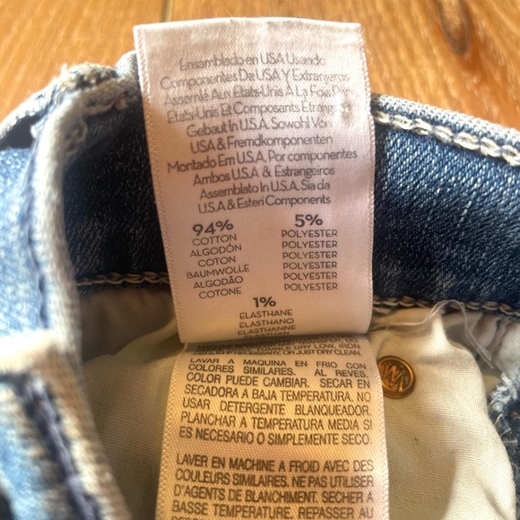 MOTHER - The Mid Rise Dazzler Ankle Fray - Picture 5 of 8